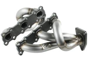 aFe Power - aFe Power Twisted Steel 409 Stainless Steel Shorty Header Nissan Frontier 05-19/Pathfinder 05-12/Xterra 05-15 V6-4.0L - 48-46101 - Image 1