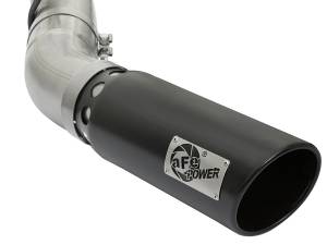 aFe Power - aFe Power Large Bore-HD 4 IN 409 Stainless Steel DPF-Back Exhaust System w/Black Tip GM Diesel Trucks 17-19 V8-6.6L (td) L5P - 49-44085-B - Image 4