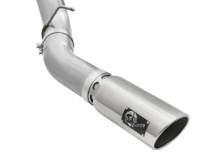 aFe Power - aFe Power ATLAS 5 IN Aluminized Steel DPF-Back Exhaust System w/Polished Tip GM Diesel Trucks 2016 V8-6.6L (td) LML - 49-04081-P - Image 4