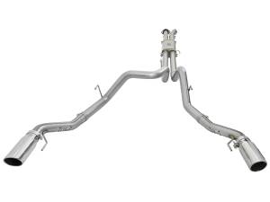 aFe Power - aFe Power MACH Force-Xp 3 IN 409 Stainless Steel Cat-Back Exhaust System w/Polished Tip Ford F-150 Raptor 17-20 V6-3.5L (tt) - 49-43045-P - Image 2