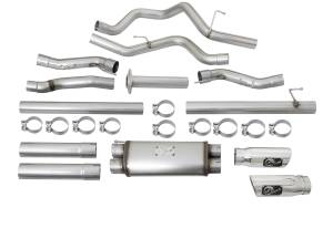 aFe Power - aFe Power MACH Force-Xp 3 IN 409 Stainless Steel Cat-Back Exhaust System w/Polished Tip Ford F-150 Raptor 17-20 V6-3.5L (tt) - 49-43045-P - Image 6