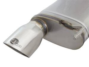 aFe Power - aFe Power MACH Force-Xp 3 to 2-1/2 IN Stainless Steel Cat-Back Exhaust Sys w/Polished Tip Ford Mustang 15-21 L4-2.3L (t) EcoBoost - 49-33084-P - Image 5