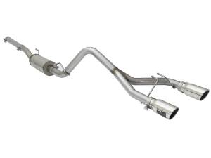 aFe Power - aFe Power Rebel Series 2-1/2 IN 409 Stainless Steel Cat-Back Exhaust System w/Polished Tip Jeep Wrangler (JK) 07-18 V6-3.6L/3.8L - 49-48056-P - Image 3