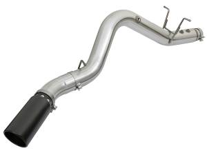 aFe Power - aFe Power ATLAS 4 IN Aluminized Steel DPF-Back Exhaust System w/Black Tip GM Diesel Trucks 17-19 V8-6.6L (td) L5P - 49-04085-B - Image 2