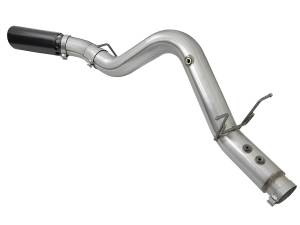 aFe Power - aFe Power ATLAS 4 IN Aluminized Steel DPF-Back Exhaust System w/Black Tip GM Diesel Trucks 17-19 V8-6.6L (td) L5P - 49-04085-B - Image 3