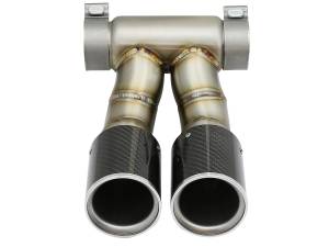 aFe Power - aFe Power MACH Force-Xp 3-1/2 IN Carbon Fiber OE Replacement Exhaust Tips Porsche Cayman S/Boxster S (981) 13-16 H6-2.7L/3.4L - 49C36413-C - Image 2