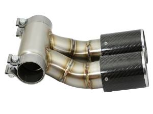 aFe Power - aFe Power MACH Force-Xp 3-1/2 IN Carbon Fiber OE Replacement Exhaust Tips Porsche Cayman S/Boxster S (981) 13-16 H6-2.7L/3.4L - 49C36413-C - Image 4