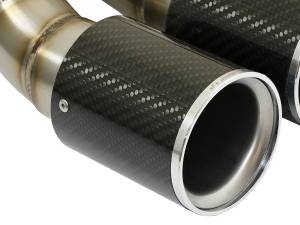 aFe Power - aFe Power MACH Force-Xp 3-1/2 IN Carbon Fiber OE Replacement Exhaust Tips Porsche Cayman S/Boxster S (981) 13-16 H6-2.7L/3.4L - 49C36413-C - Image 5