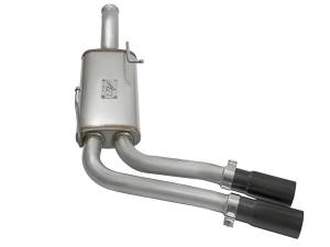 aFe Power - aFe Power Rebel Series 3 IN to 2-1/2 IN 409 Stainless Steel Cat-Back Exhaust w/Black Tip - 49-44070-B - Image 2