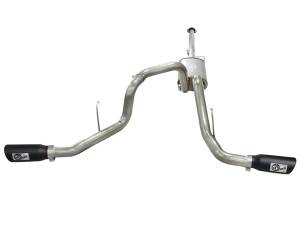 aFe Power - aFe Power MACH Force-Xp 3 IN 409 Stainless Steel Cat-Back Exhaust System w/Black Tip Ford F-150 11-14 V6-3.5L (tt) - 49-43056-B - Image 2