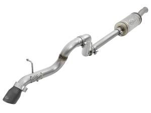 aFe Power - aFe Power MACH Force-Xp 2-1/2 IN 409 Stainless Steel Cat-Back Hi-Tuck Exhaust Black Jeep Wrangler (JL) 18-23 V6-3.6L - 49-48075-B - Image 1