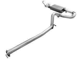 aFe Power - aFe Power Scorpion 2-1/2 IN Aluminized Steel Cat-Back Hi-Tuck Exhaust System Jeep Wrangler (JK) 07-18 V6-3.6L/3.8L - 49-08043 - Image 3