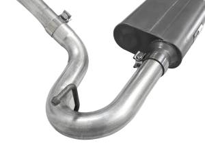 aFe Power - aFe Power Scorpion 2-1/2 IN Aluminized Steel Cat-Back Hi-Tuck Exhaust System Jeep Wrangler (JK) 07-18 V6-3.6L/3.8L - 49-08043 - Image 5