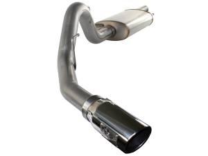 aFe Power MACH Force-Xp 3-1/2in 409 Stainless Steel Cat-Back Exhaust System w/Polished Tip Ford F-150 Raptor 10-14 V8-6.2L - 49-43037-P