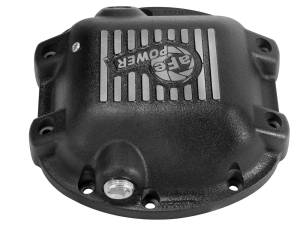 aFe Power - aFe Power Pro Series Rear Differential Cover Kit Black w/ Machined Fins & Gear Oil Jeep Wrangler (TJ/JK) 97-18 - 46-70192-WL - Image 2