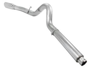 aFe Power - aFe Power ATLAS 5 IN Aluminized Steel DPF-Back Exhaust System w/Polished Tip Ford Diesel Trucks 08-10 V8-6.4L (td) - 49-03054-P - Image 3