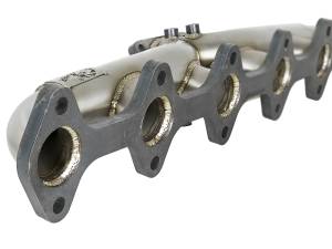 aFe Power - aFe Power Twisted Steel 304 Stainless Header w/ T4 Turbo Manifold Dodge Diesel Trucks 98.5-02 L6-5.9L (td) - 48-32019 - Image 4