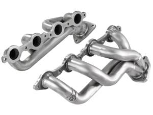 aFe Power Twisted Steel 409 Stainless Steel Shorty Header GM Silverado/Sierra 1500 02-13 V8 (GMT800/900) - 48-44001