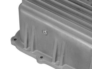 aFe Power - aFe POWER Street Series Transmission Pan Raw w/ Machined Fins Ford Diesel Trucks 11-21 V8-6.7L (td) (6R140 Transmission) - 46-70180 - Image 5