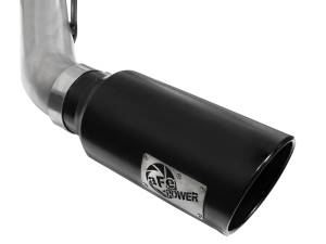 aFe Power - aFe Power ATLAS 4 IN Aluminized Steel DPF-Back Exhaust System w/Black Tip Ford Diesel Trucks 11-14 V8-6.7L (td) - 49-03065-B - Image 6