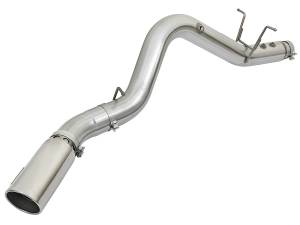 aFe Power - aFe Power ATLAS 4 IN Aluminized Steel DPF-Back Exhaust System w/ Polished Tip GM Diesel Trucks 17-19 V8-6.6L (td) L5P - 49-04085-P - Image 2