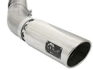 aFe Power - aFe Power ATLAS 4 IN Aluminized Steel DPF-Back Exhaust System w/ Polished Tip GM Diesel Trucks 17-19 V8-6.6L (td) L5P - 49-04085-P - Image 4