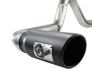 aFe Power - aFe Power MACH Force-Xp 3 IN 409 Stainless Steel Cat-Back Exhaust System w/Black Tip Ford F-150 04-08 V8-4.6/5.4L - 49-43011-B - Image 5