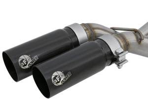 aFe Power - aFe Power Rebel Series 3 IN to 2-1/2 IN 409 Stainless Steel Cat-Back Exhaust w/ Black Tip Ford F-150 11-14 V6-3.5L (tt) - 49-43078-B - Image 2