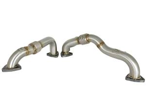 aFe Power - aFe Power Twisted Steel Header Up-Pipe Ford Diesel Trucks 08-10 V8-6.4L (td) - 48-33016 - Image 2