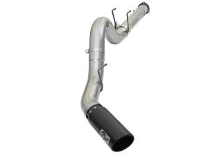 aFe Power ATLAS 5 IN Aluminized Steel DPF-Back Exhaust System w/Black Tip Ford Diesel Trucks 17-23 V8-6.7L (td) - 49-03090-B