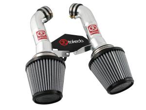 aFe Power - aFe Power Takeda Stage-2 Cold Air Intake System w/ Pro DRY S Filter Polished Infiniti G37 08-13/Q60 14-15 V6-3.7L (VQ37VHR) - TR-3008P - Image 1