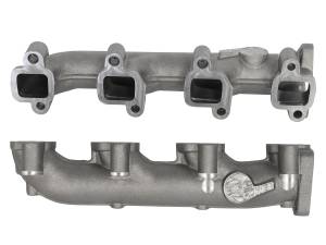 aFe Power - aFe Power BladeRunner Ported Ductile Iron Exhaust Manifold GM Diesel Trucks 01-16 V8-6.6L (td) LLY/LBZ/LMM/LML - 46-40024 - Image 2