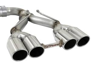 aFe Power - aFe Power Rebel Series 2-1/2 IN 304 Stainless Steel Cat-Back Exhaust w/ Polished Tip Jeep Wrangler (JL) 18-23 V6-3.6L - 49-38071-P - Image 2