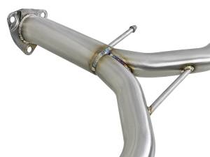 aFe Power - aFe Power Takeda 1-3/4 IN to 2-1/4 IN 304 Stainless Steel Axle-Back Exhaust w/ Polish Tips Honda Accord Sport Sedan 13-16 L4-2.4L - 49-36604 - Image 3