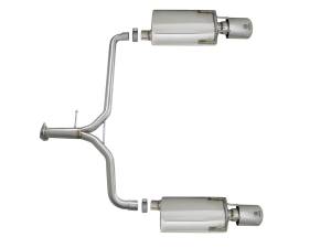 aFe Power - aFe Power Takeda 1-3/4 IN to 2-1/4 IN 304 Stainless Steel Axle-Back Exhaust w/ Polish Tips Honda Accord Sport Sedan 13-16 L4-2.4L - 49-36604 - Image 4