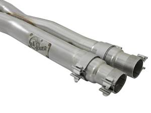 aFe Power - aFe Power MACH Force-Xp 304 Stainless Steel Cat-Back Exhaust System w Muffler Polished Tip Ford Mustang 15-17 V8-5.0L/V6-3.7L - 49-33088-P - Image 3