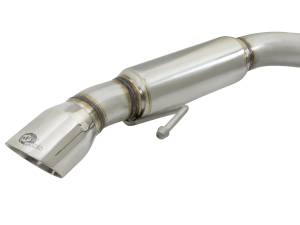 aFe Power - aFe Power MACH Force-Xp 304 Stainless Steel Cat-Back Exhaust System w Muffler Polished Tip Ford Mustang 15-17 V8-5.0L/V6-3.7L - 49-33088-P - Image 5