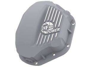 aFe Power Street Series Rear Differential Cover Raw w/ Machined Fins  Dodge Diesel Trucks 94-02 / Ford Diesel Trucks 99-07 - 46-70030