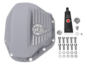 aFe Power - aFe Power Street Series Rear Differential Cover Raw w/ Machined Fins  Dodge Diesel Trucks 94-02 / Ford Diesel Trucks 99-07 - 46-70030 - Image 2