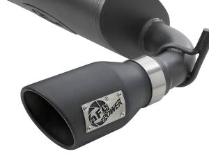 aFe Power - aFe Power Rebel Series 2-1/2 IN 409 Stainless Steel Cat-Back Exhaust System w/ Black Tips Jeep Wrangler (JK) 07-18 V6-3.6L/3.8L - 49-48062-B - Image 2