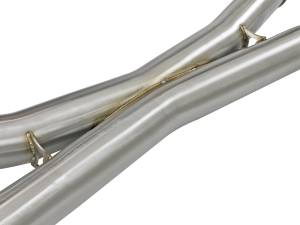 aFe Power - aFe Power MACH Force-XP 3-1/2 IN 304 Stainless Steel Cat-Back Exhaust w/ Polished Tip BMW X5 M (F85) / X6 M (F86) 15-19 V8-4.4L (tt) S63 - 49-36341-P - Image 3