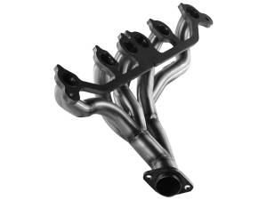 aFe Power - aFe Power Twisted Steel 409 Stainless Steel Shorty Header Jeep Wrangler (YJ/TJ) 91-99 L6-4.0L - 48-46201 - Image 2