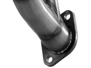 aFe Power - aFe Power Twisted Steel 409 Stainless Steel Shorty Header Jeep Wrangler (YJ/TJ) 91-99 L6-4.0L - 48-46201 - Image 5