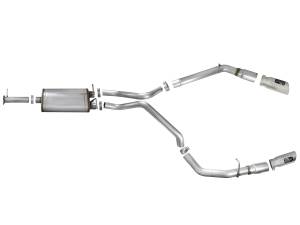 aFe Power - aFe Power MACH Force-Xp 3 IN Stainless Steel Cat-Back Exhaust System w/ Dual Polish Tips RAM 1500 (DT) 19-23 V8-5.7L HEMI - 49-42059-P - Image 4