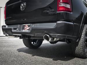 aFe Power - aFe Power MACH Force-Xp 3 IN Stainless Steel Cat-Back Exhaust System w/ Dual Polish Tips RAM 1500 (DT) 19-23 V8-5.7L HEMI - 49-42059-P - Image 5