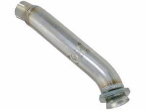 aFe Power - aFe Power Twisted Steel 2-1/2 IN Aluminized Steel Loop-Delete Downpipe Jeep Wrangler (JK) 12-18 V6-3.6L - 48-06209 - Image 5