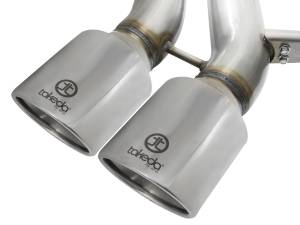 aFe Power - aFe Power Takeda 3 IN 304 Stainless Steel Cat-Back Exhaust System w/Polished Tip Ford Focus ST 13-18 L4-2.0L (t) - 49-33083-P - Image 5