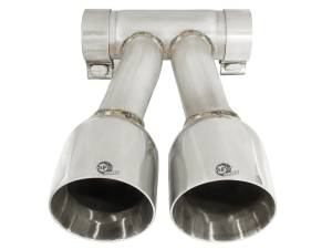 aFe Power - aFe Power MACH Force-Xp 304 Stainless Steel OE Replacement Exhaust Tip Polished Porsche Boxster S (987.1) 05-08 H6-3.4L - 49-36410 - Image 2