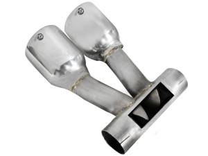 aFe Power - aFe Power MACH Force-Xp 304 Stainless Steel OE Replacement Exhaust Tip Polished Porsche Boxster S (987.1) 05-08 H6-3.4L - 49-36410 - Image 5