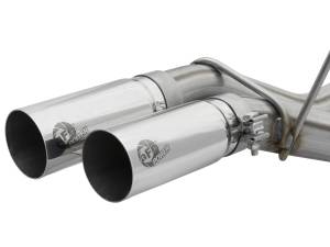 aFe Power - aFe Power Rebel Series 3 IN 409 Stainless Steel Cat-Back Exhaust System w/Polished Tip Ford F-150 Raptor 17-20 V6-3.5L (tt) - 49-43091-P - Image 3